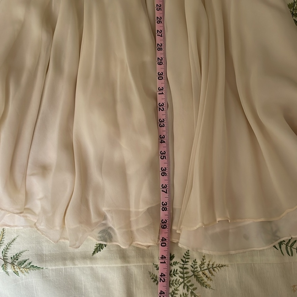 VINTAGE - OLEG CASSINI SILK BEADED DRESS - Picture 13 of 15